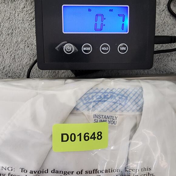 Lee Riders Top Woman XXL White Collared Button-Up Shirt 3/4 Sleeve Flip Cuff - Picture 13 of 13